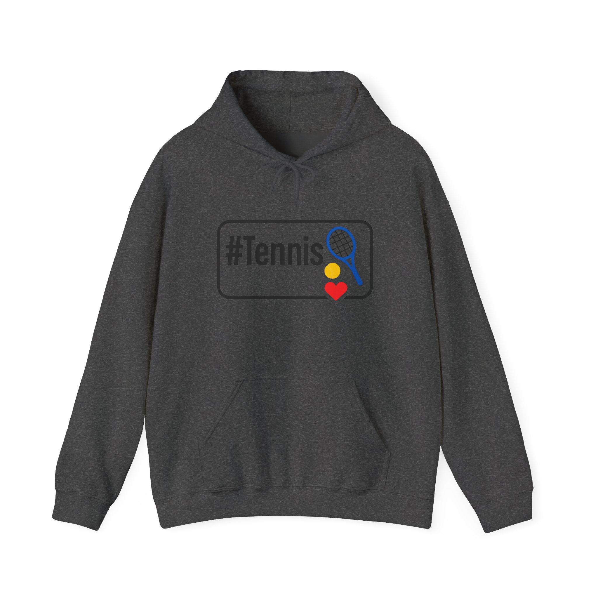 Tennis Lover's Hoodie with #Tennis Design