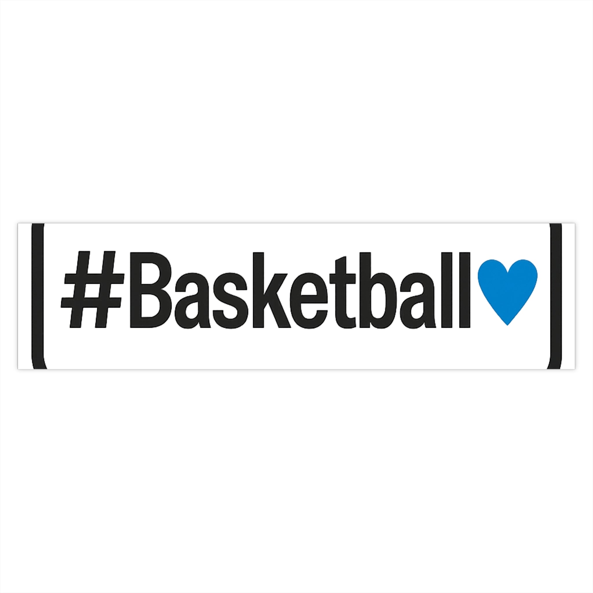 Basket Love Bumper Sticker