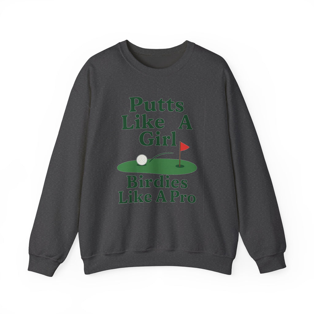 Putts Like A Girl Sweatshirt, Unisex Crewneck