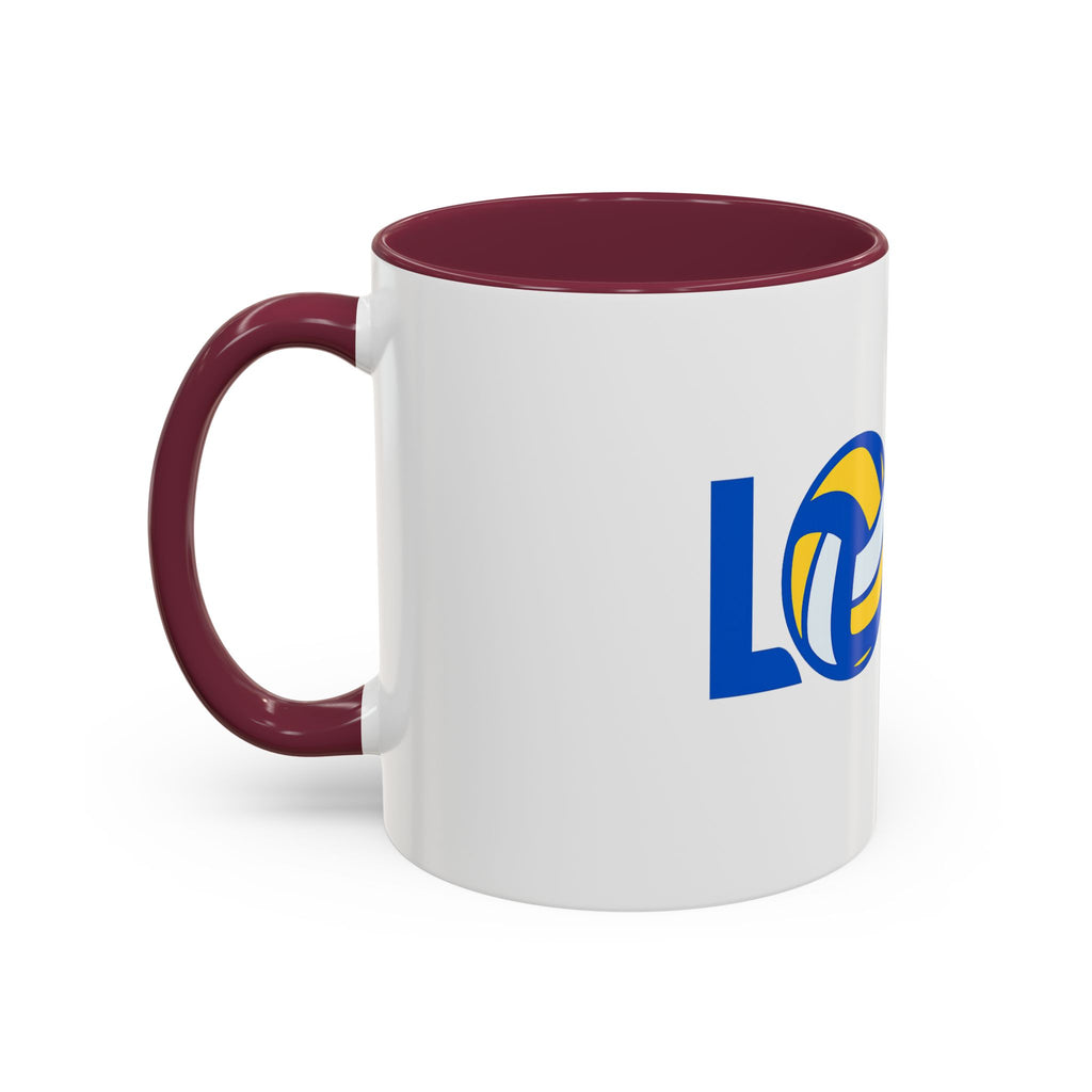 Volleyball Love Mug - 11oz & 15oz Colorful Coffee Cup