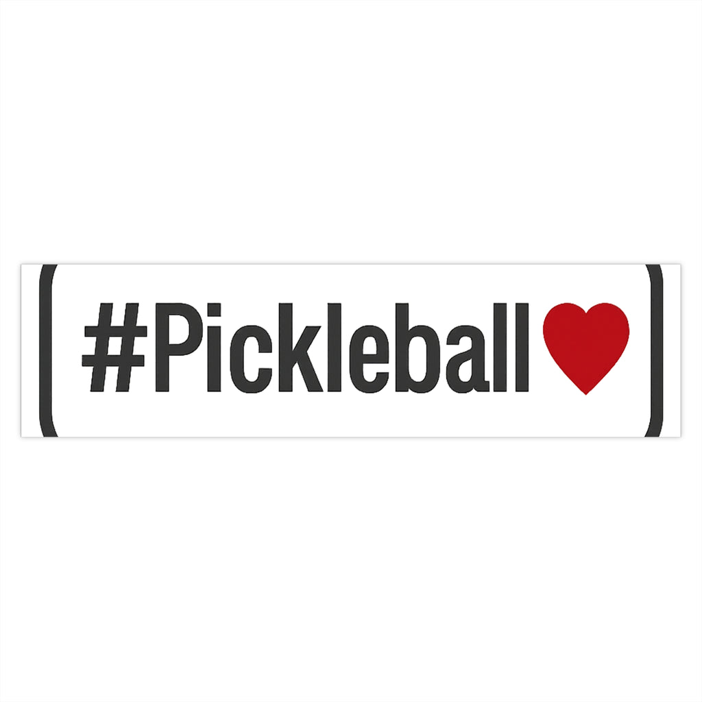 Pickleball Love Bumper Sticker