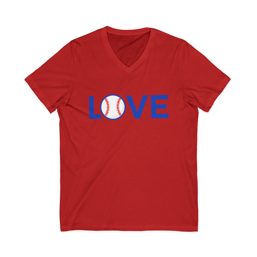 Baseball Love V-Neck Tee