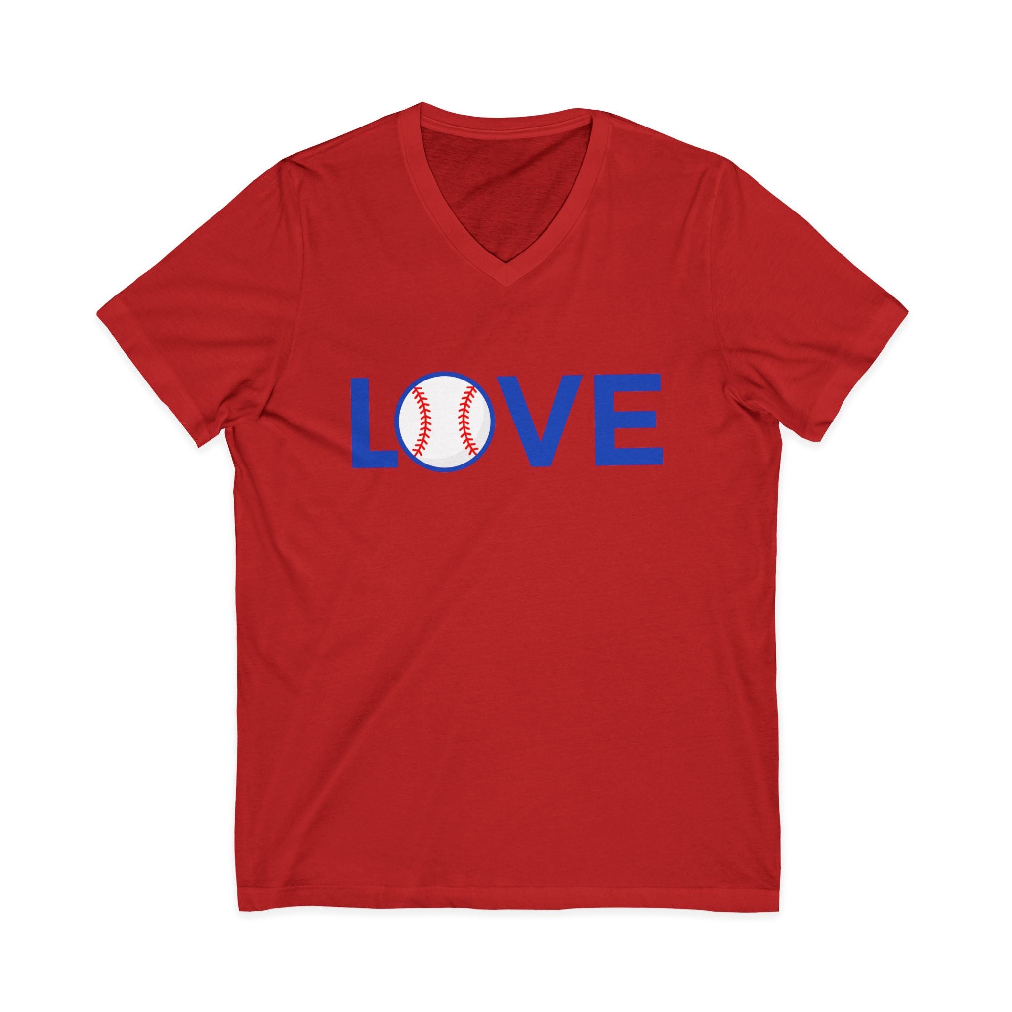 Baseball Love V-Neck Tee