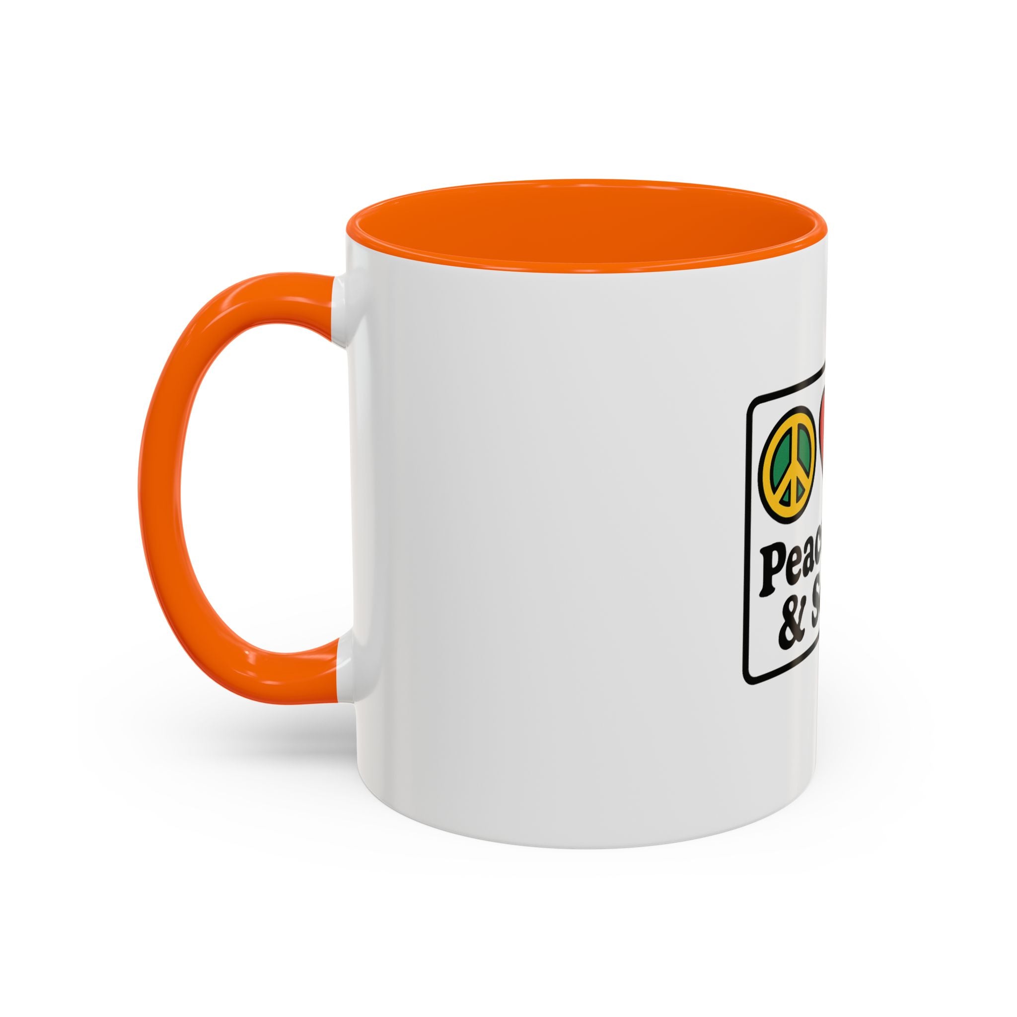 Peace Love & Soccer Coffee Mug - Fun Soccer Gift for Fans