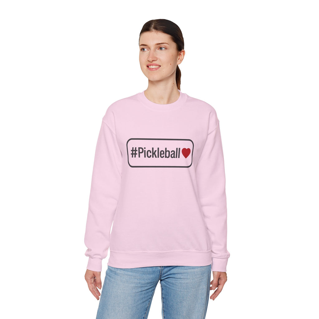 Pickleball Heart Crewneck Sweatshirt