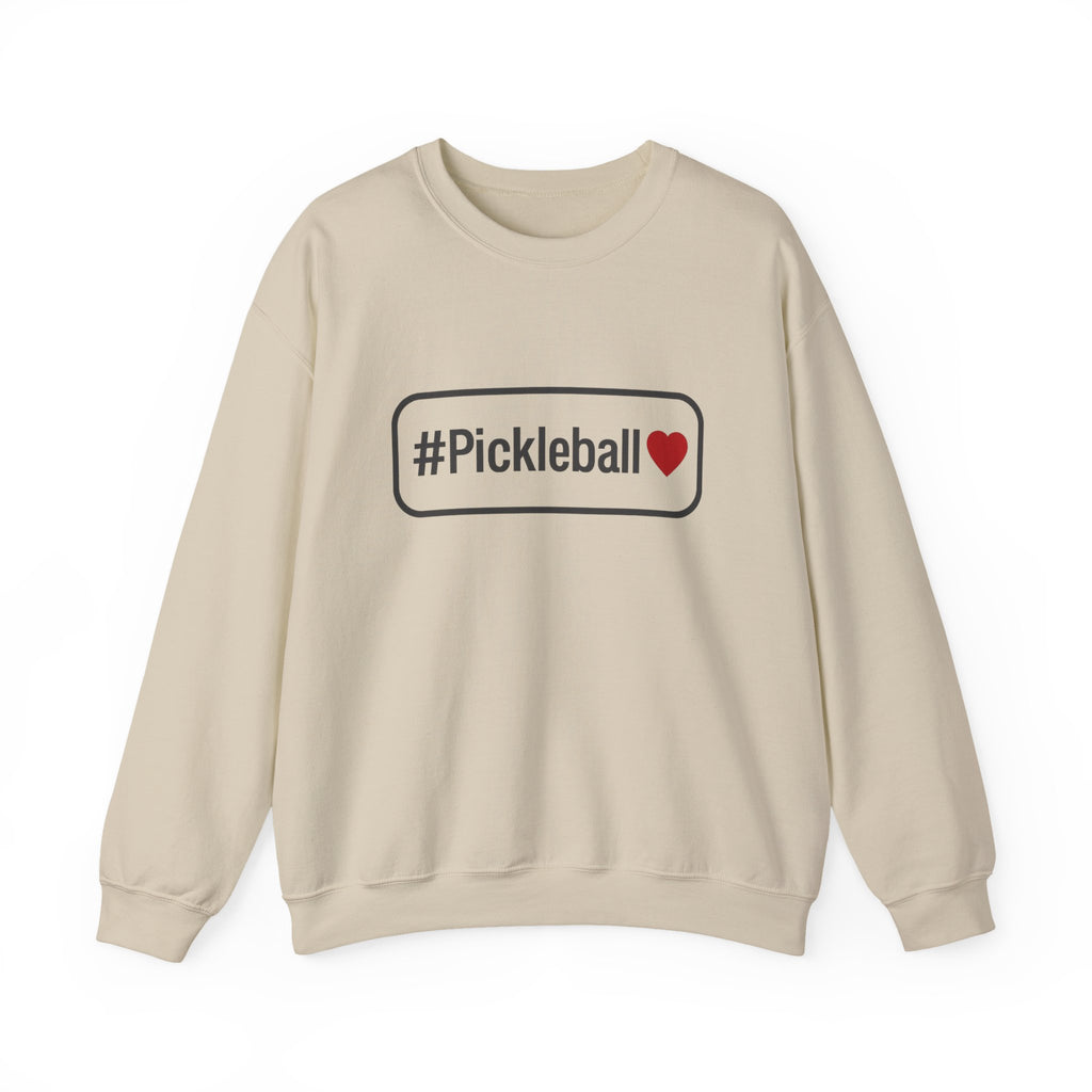 Pickleball Heart Crewneck Sweatshirt