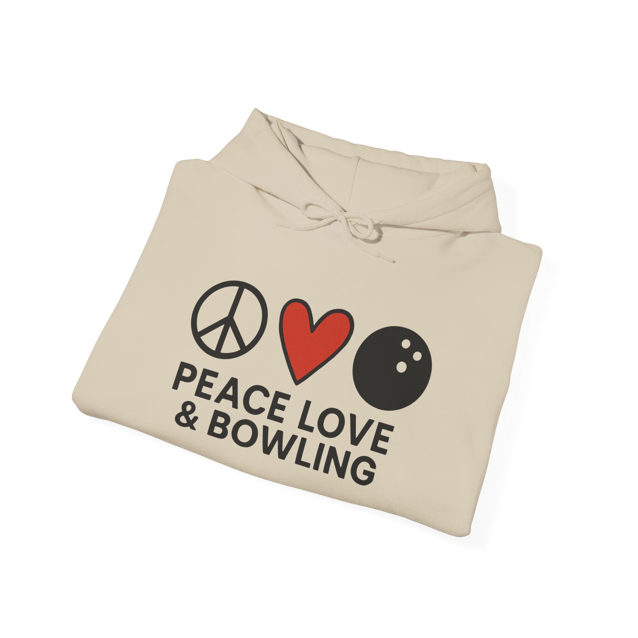 Peace Love & Bowling Hoodie
