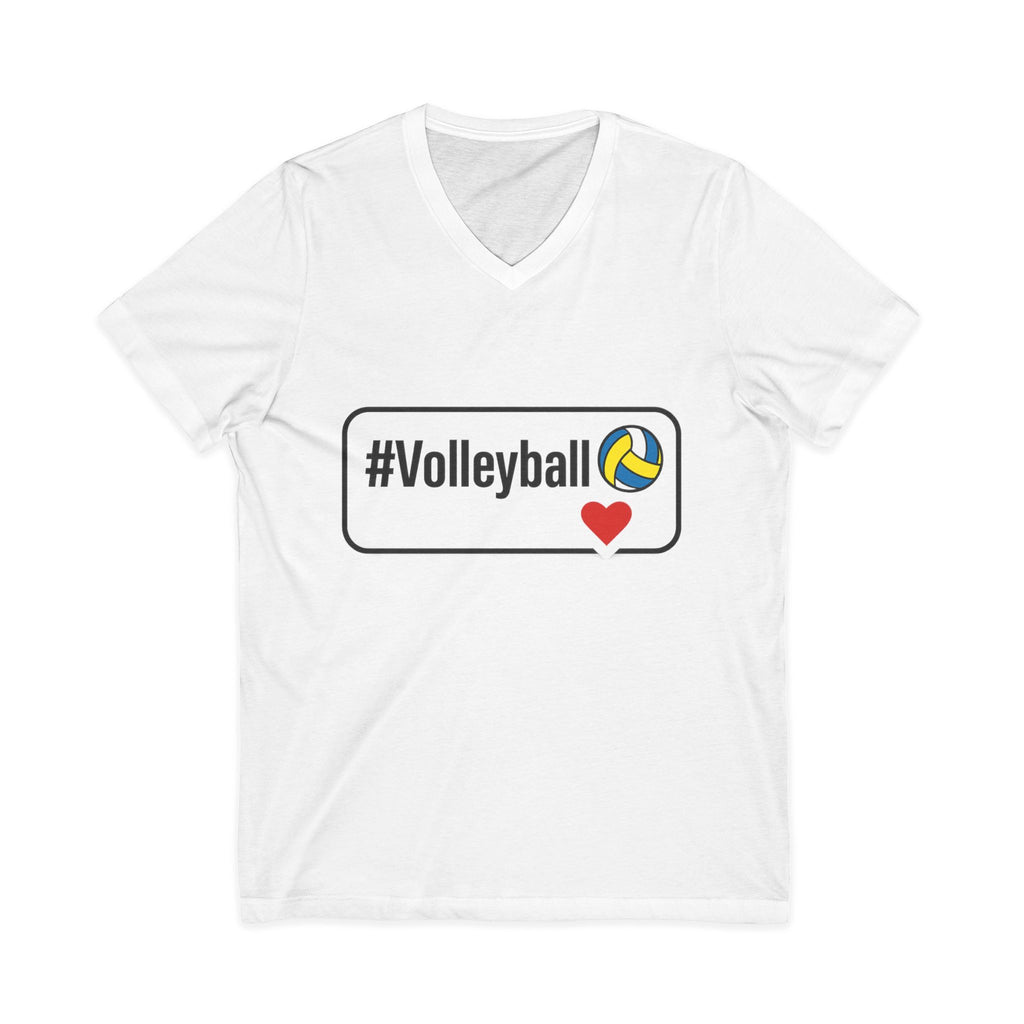 Unisex Volleyball V-Neck Tee - Love for the Game
