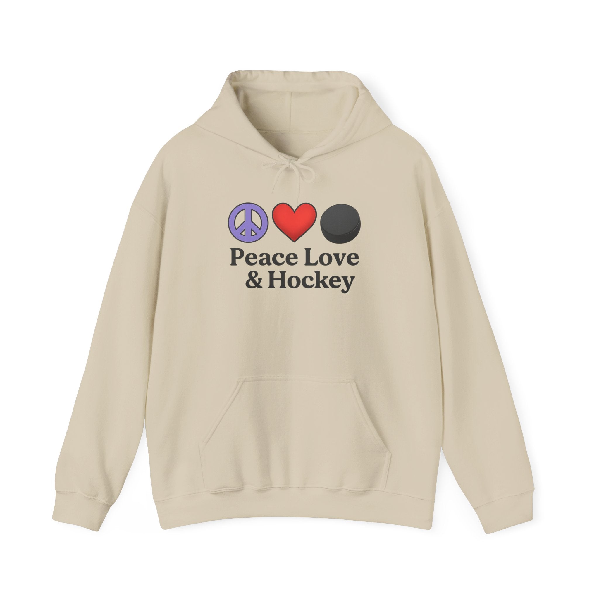 Peace Love & Hockey Hoodie
