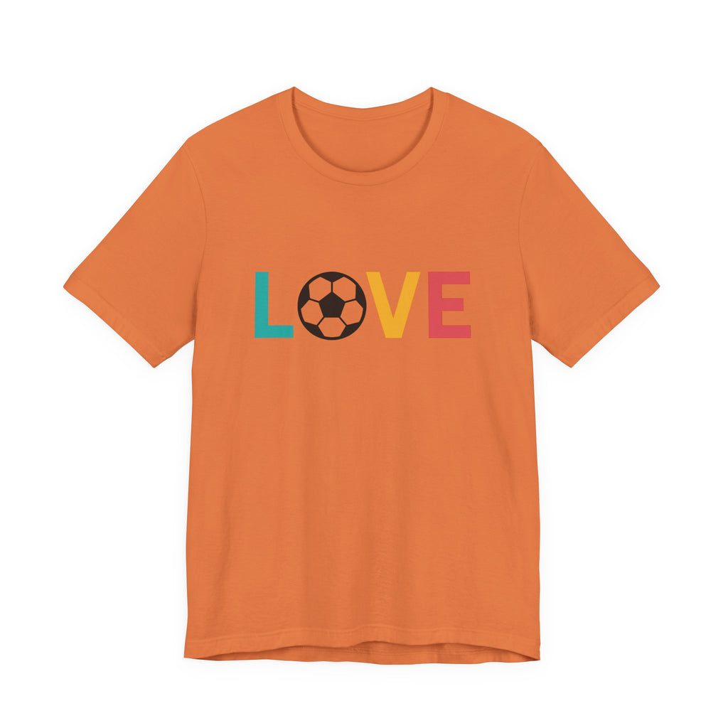 Love Soccer Unisex Tee, Sports Fan Shirt