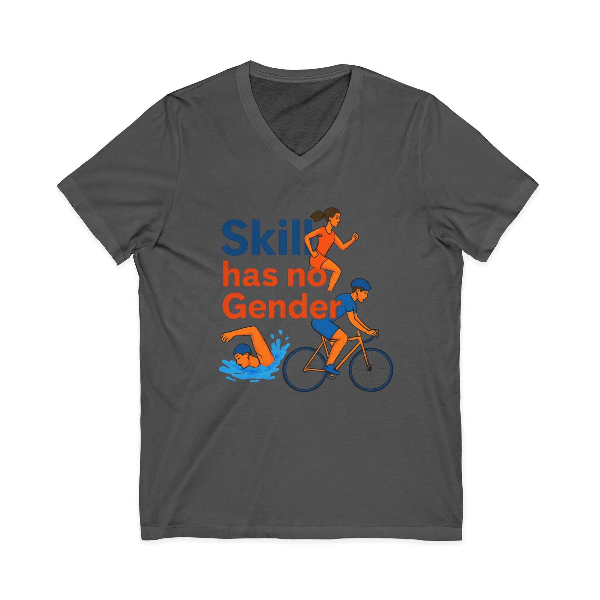 Skill Has No Gender V-Neck Tee