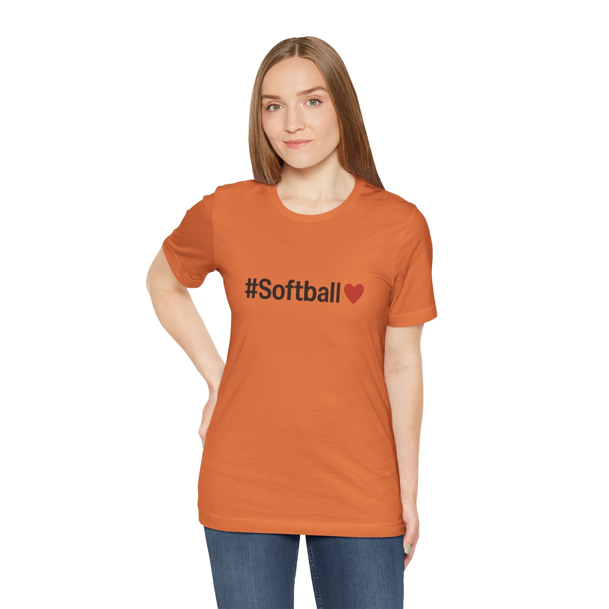 Softball Love Tee - Unisex Jersey Short Sleeve Shirt