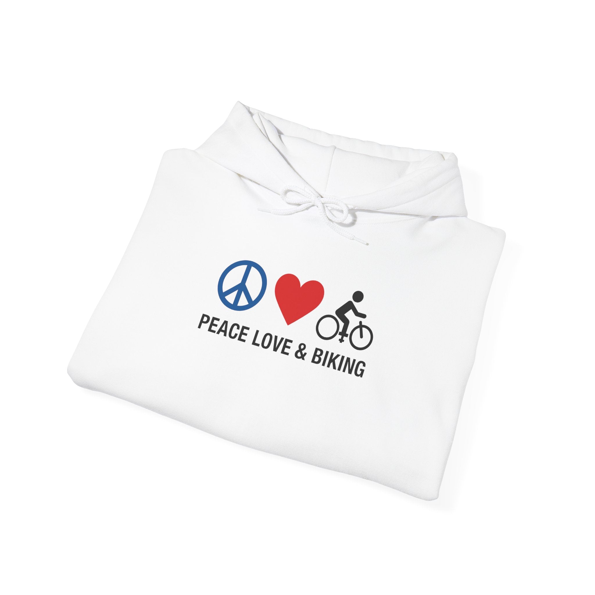 Peace Love & Biking Hoodie