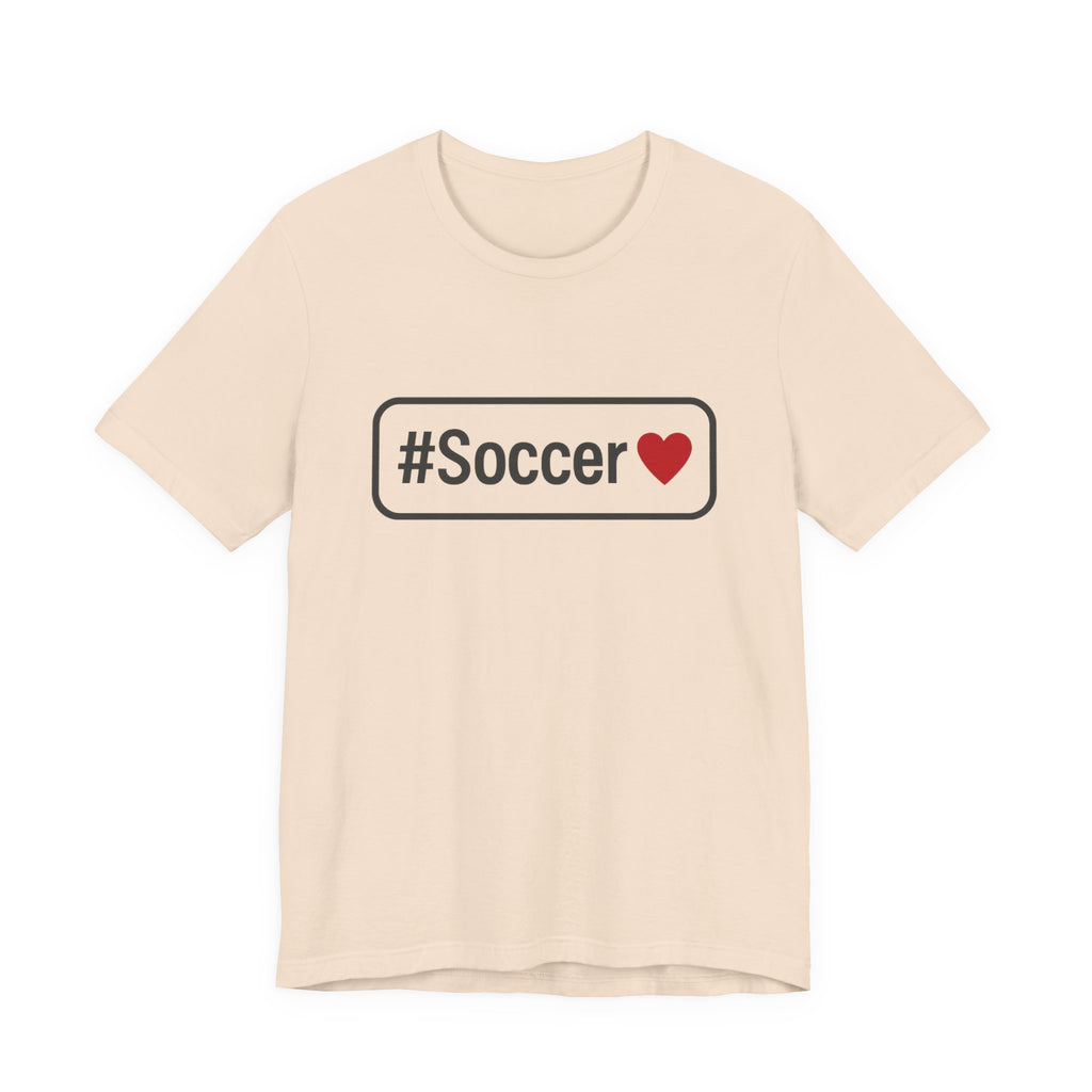 #Soccer Love Unisex Tee – Perfect for Fans