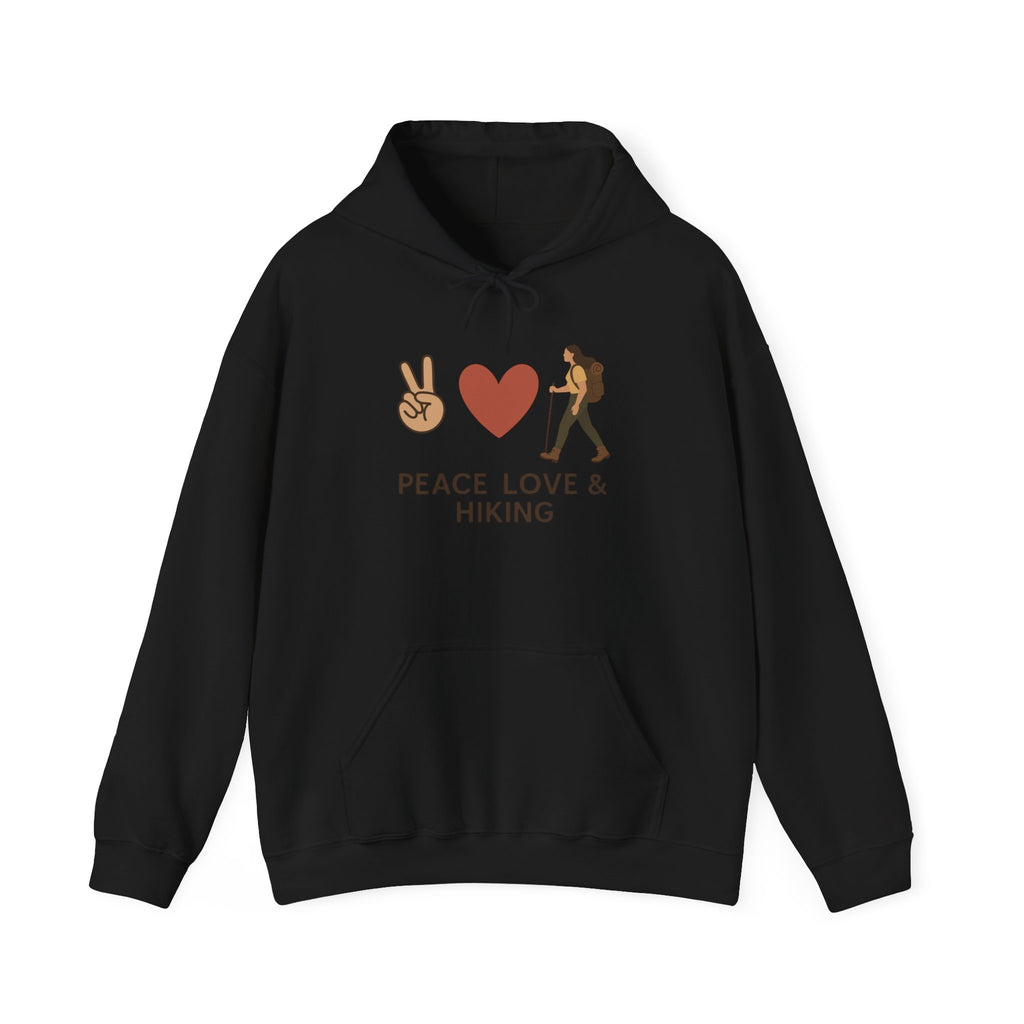 Peace, Love & Hiking Hoodie
