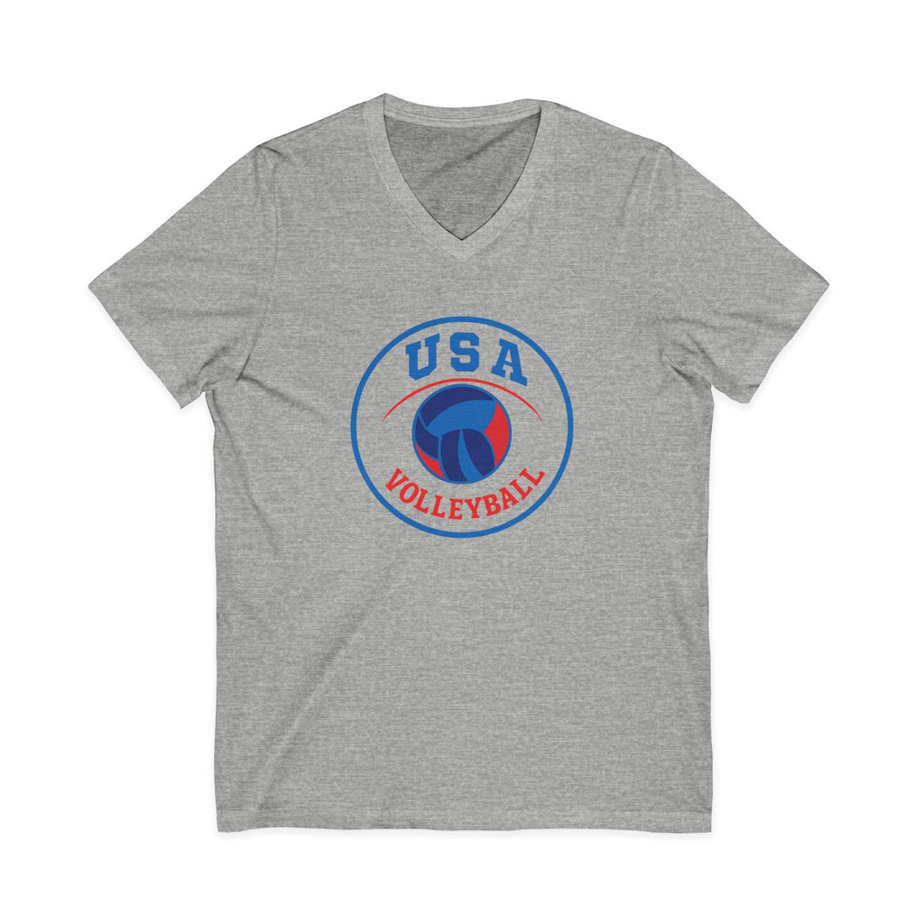 USA Volleyball V-Neck Tee