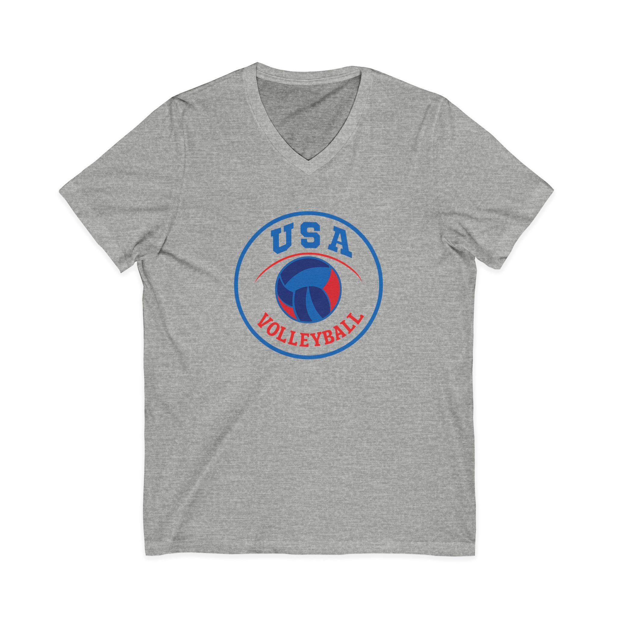 USA Volleyball V-Neck Tee