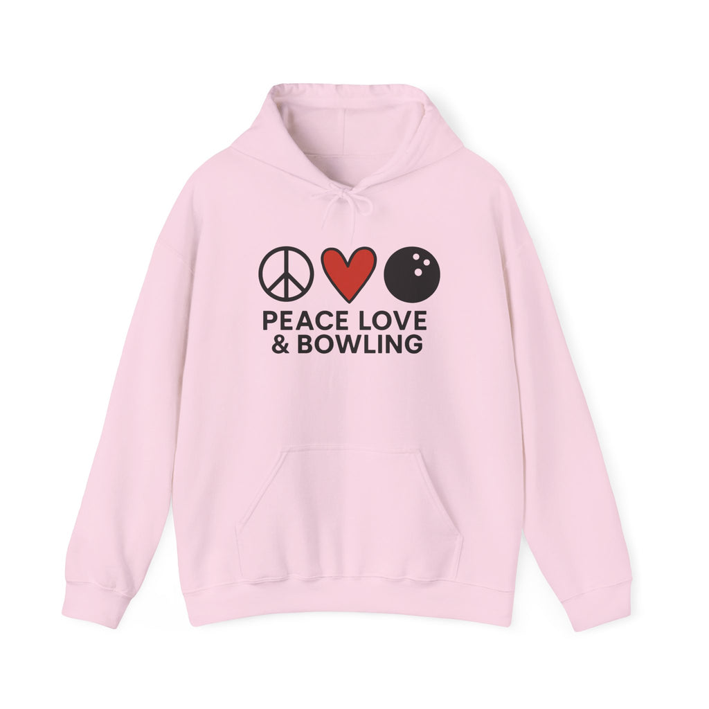 Peace Love & Bowling Hoodie