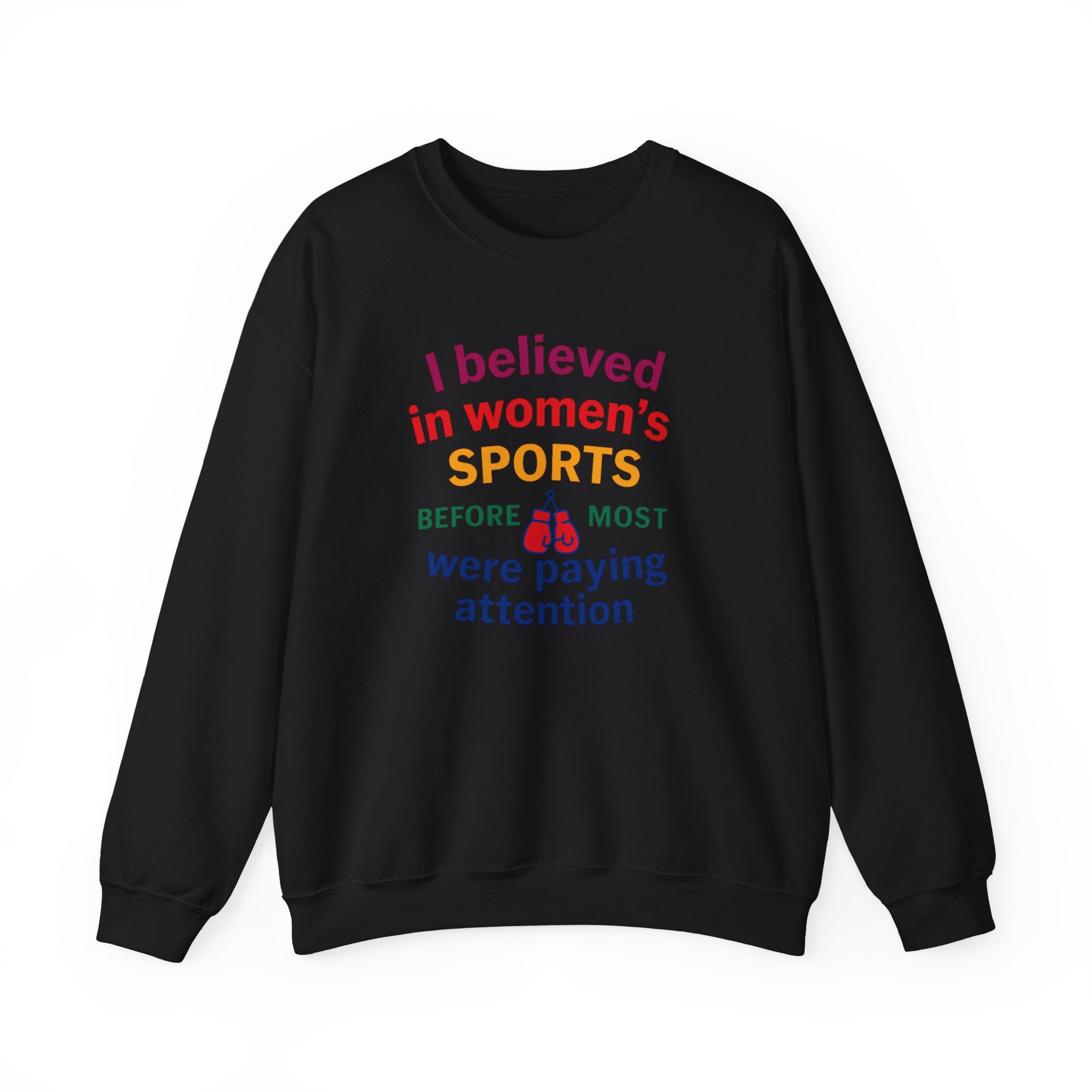 Sporty Statement Crewneck Sweatshirt, Women's Sports