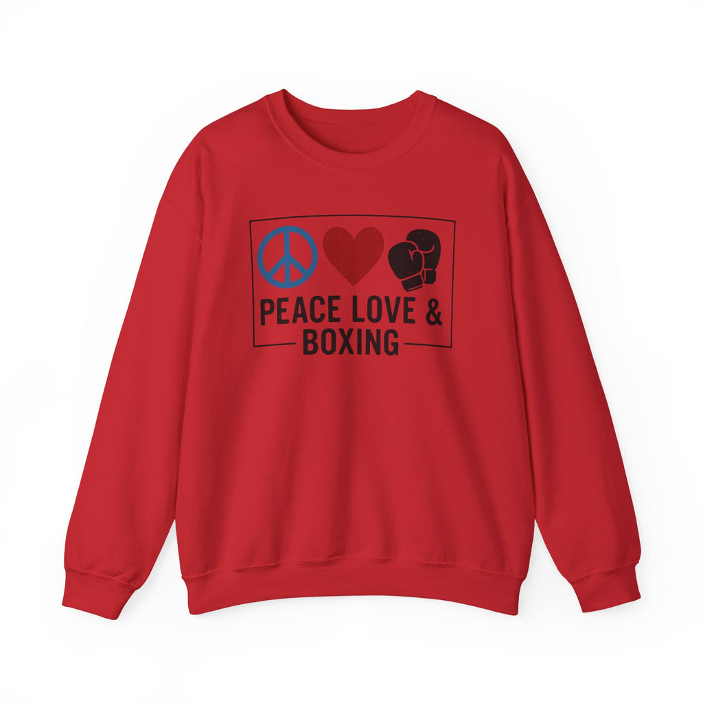 Peace Love Boxing Crewneck Sweatshirt