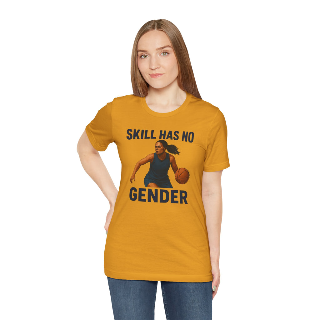 Empowering Basketball Tee - Skill Has No Gender