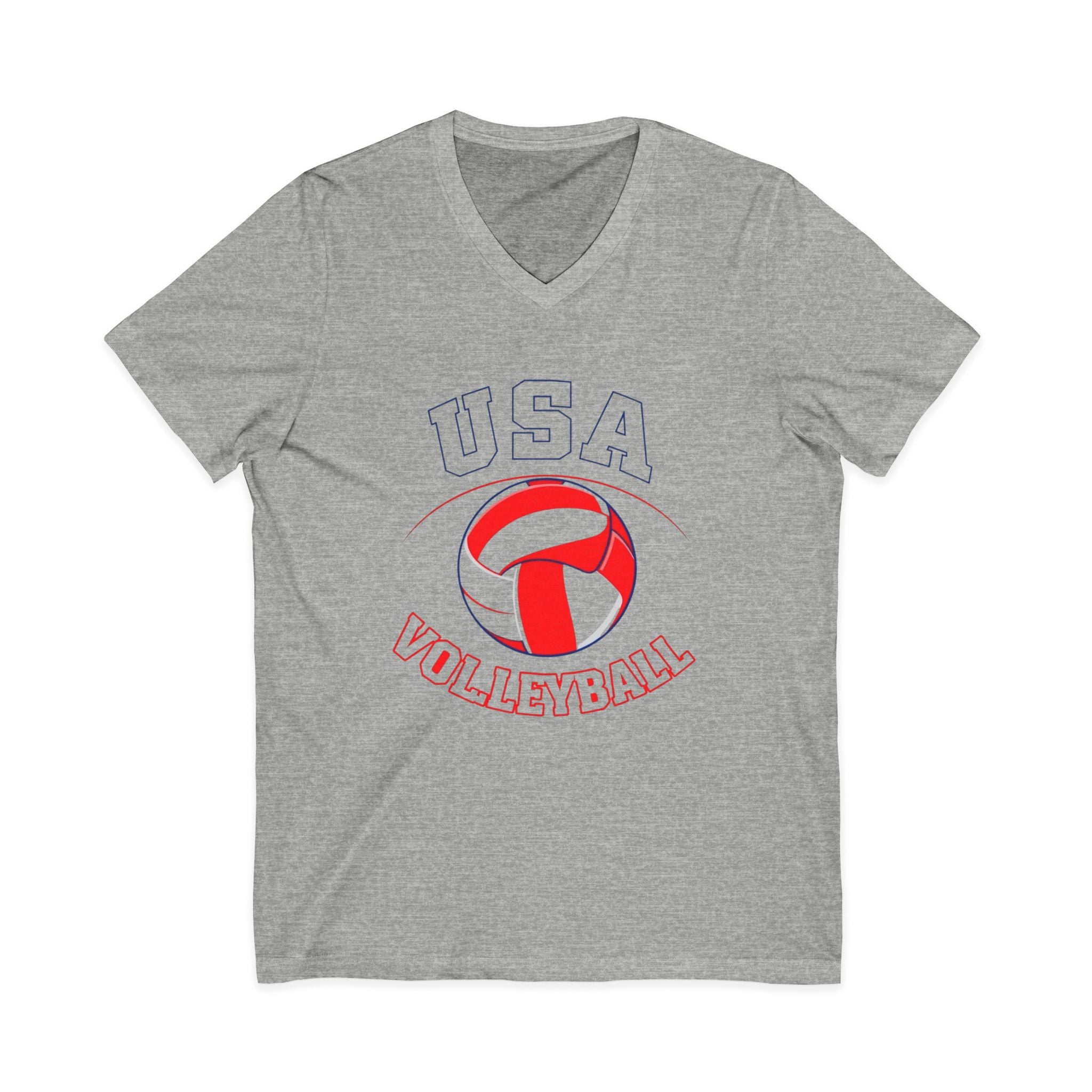 USA Volleyball V-Neck Tee