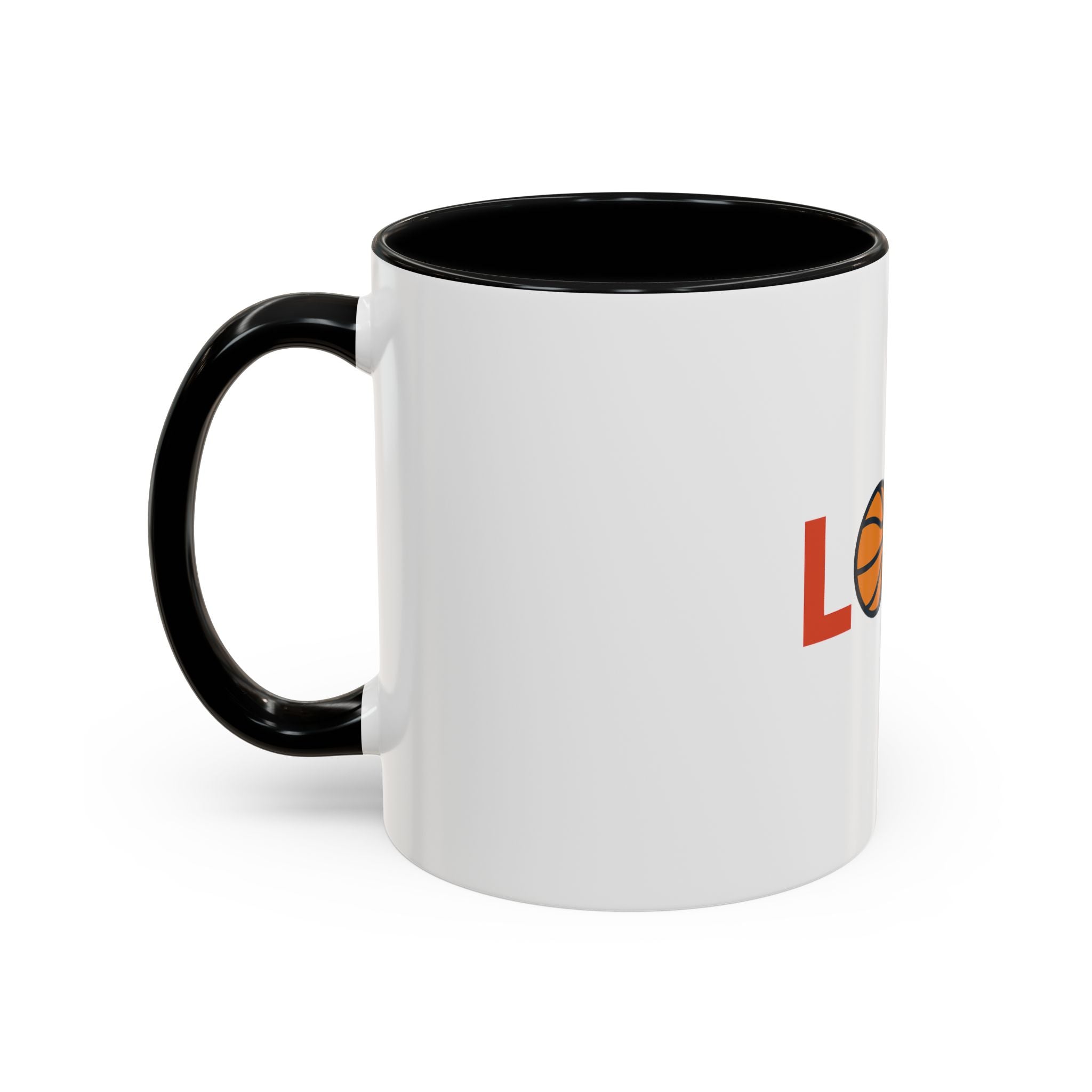 Basketball Love Accent Coffee Mug