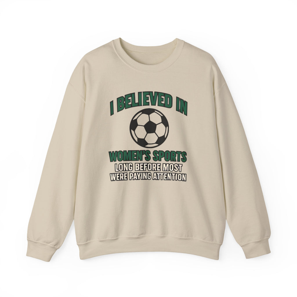 Empowering Women’s Sports Crewneck Sweatshirt