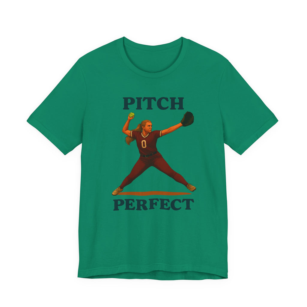 Pitch Perfect Softball Tee, Unisex Jersey T-Shirt
