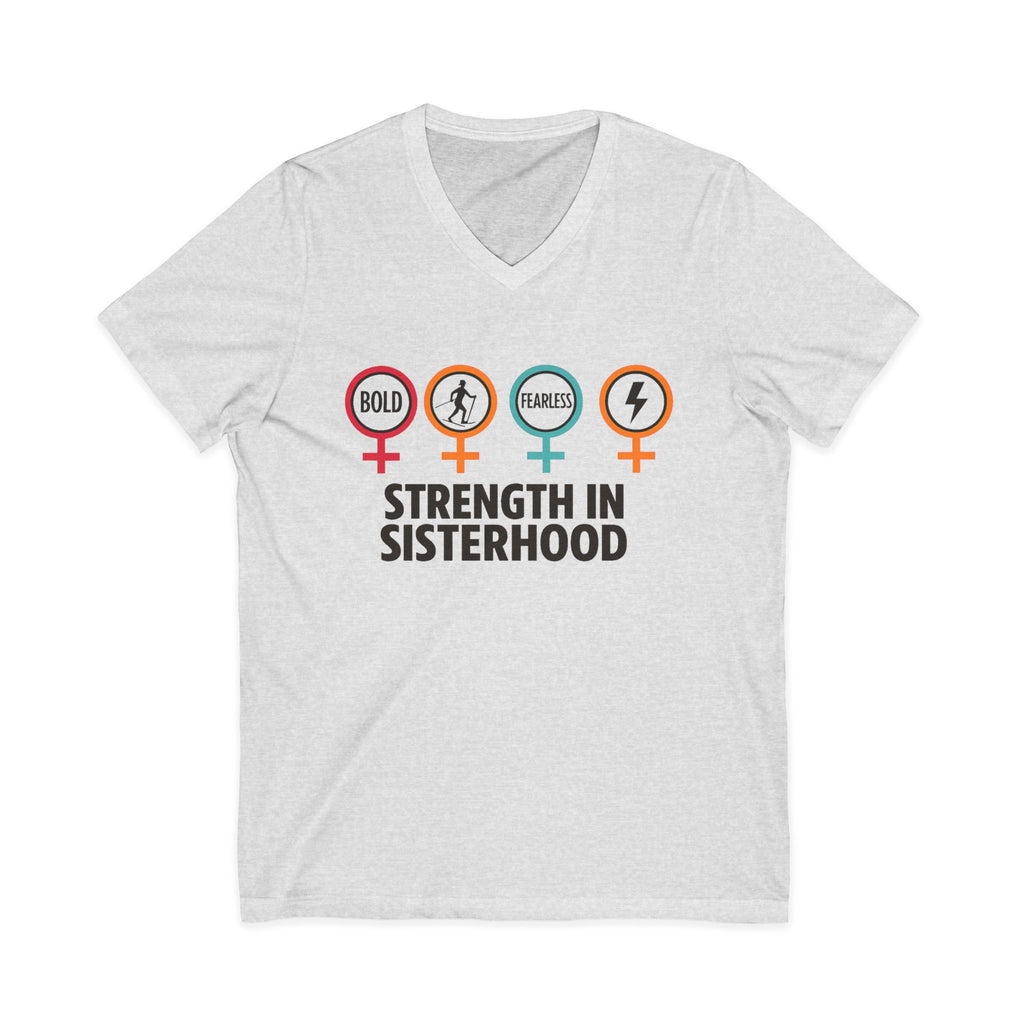 Empowering Sisterhood V-Neck Tee
