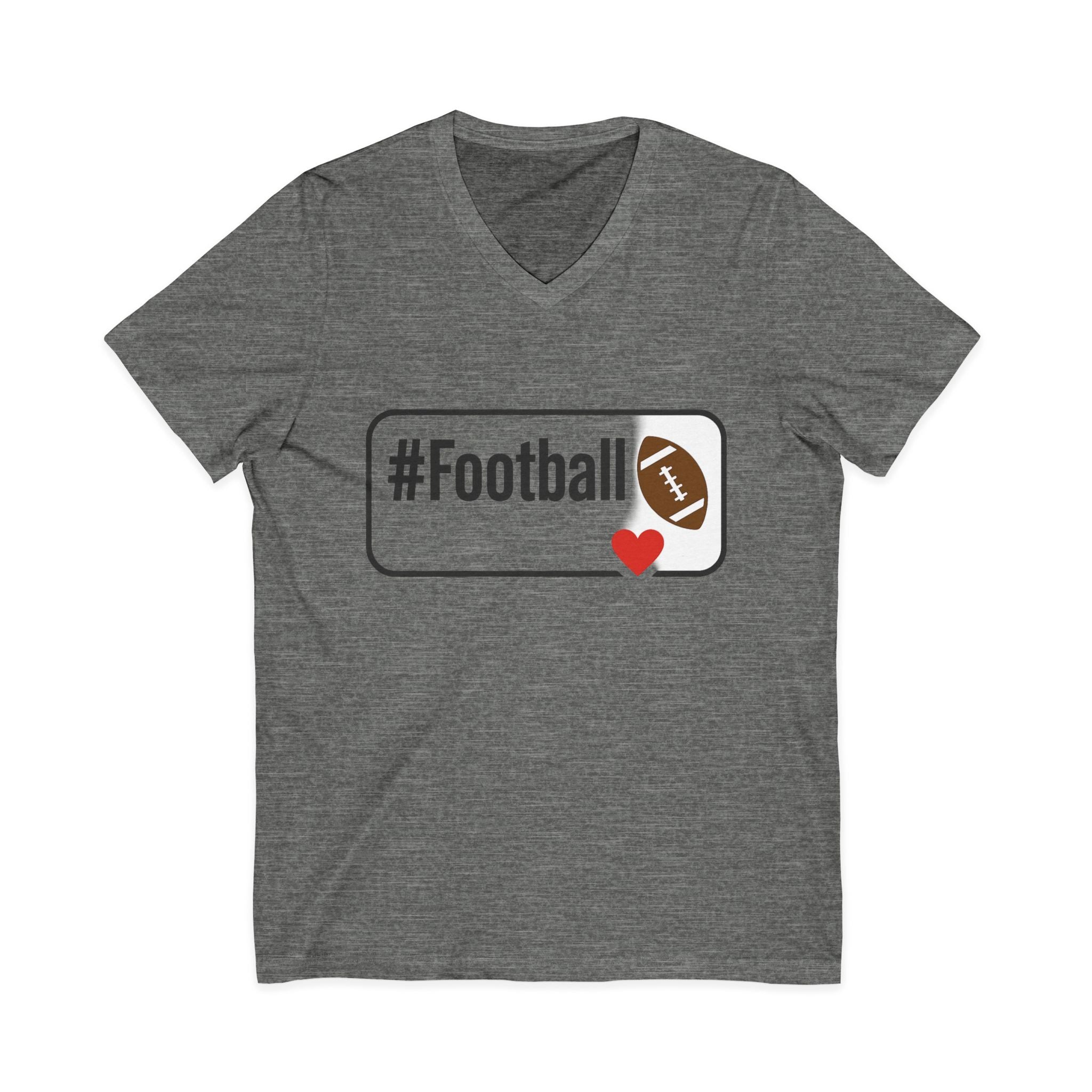 Football Love V-Neck Tee