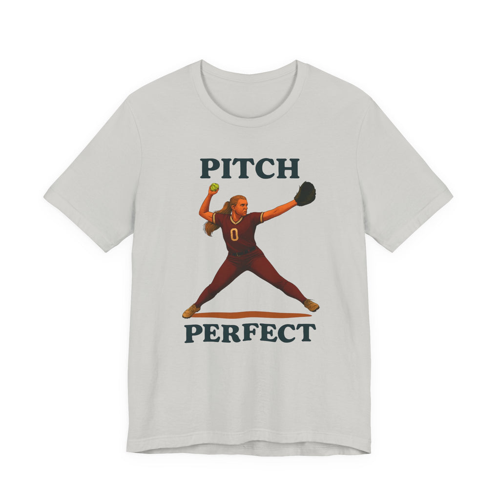 Pitch Perfect Softball Tee, Unisex Jersey T-Shirt