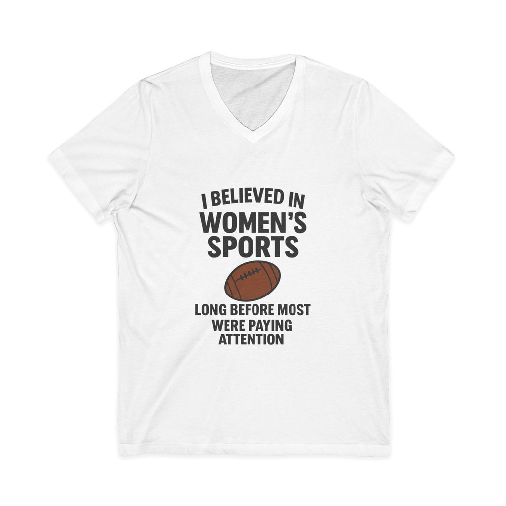 Women's Sports Advocacy V-Neck Tee