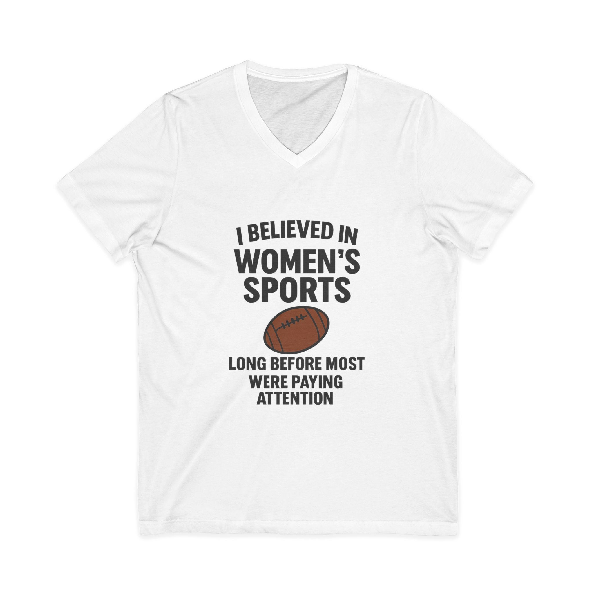 Women's Sports Advocacy V-Neck Tee