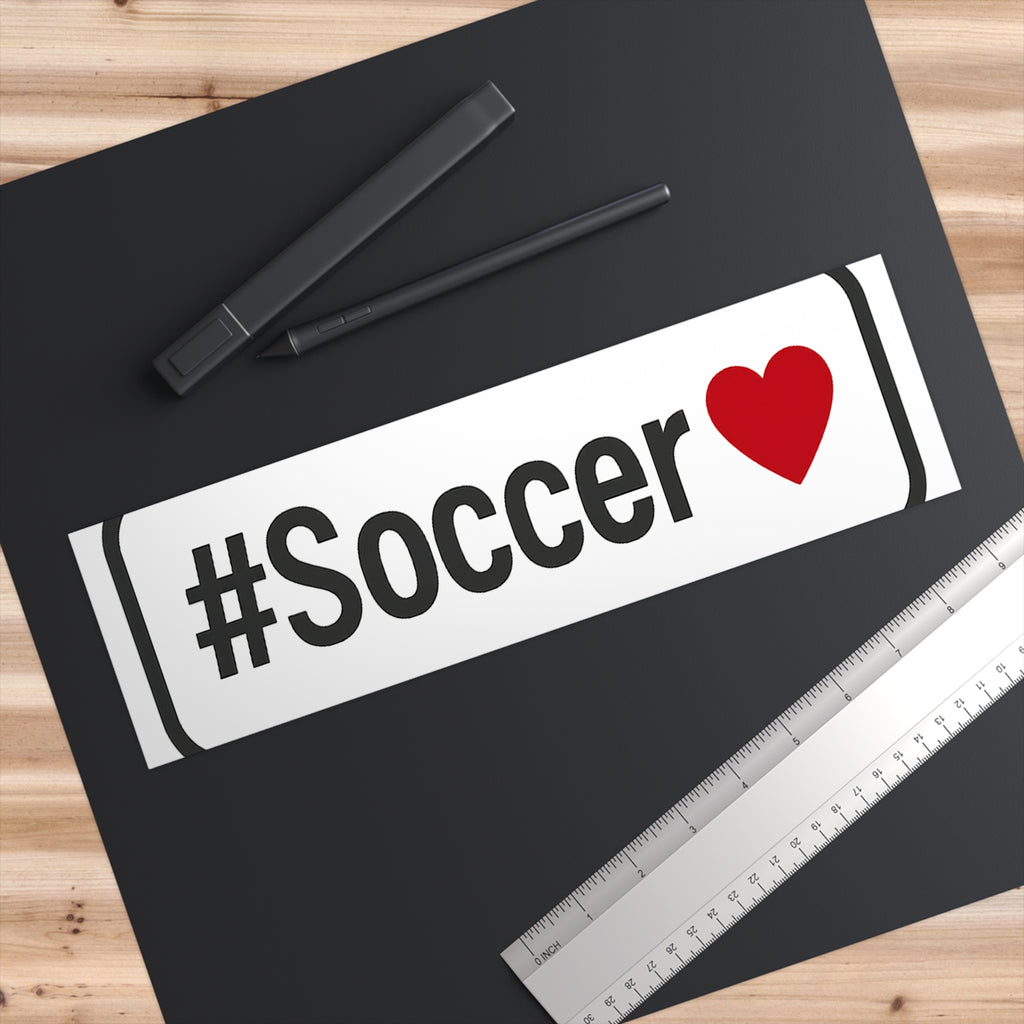 Soccer Love Bumper Sticker