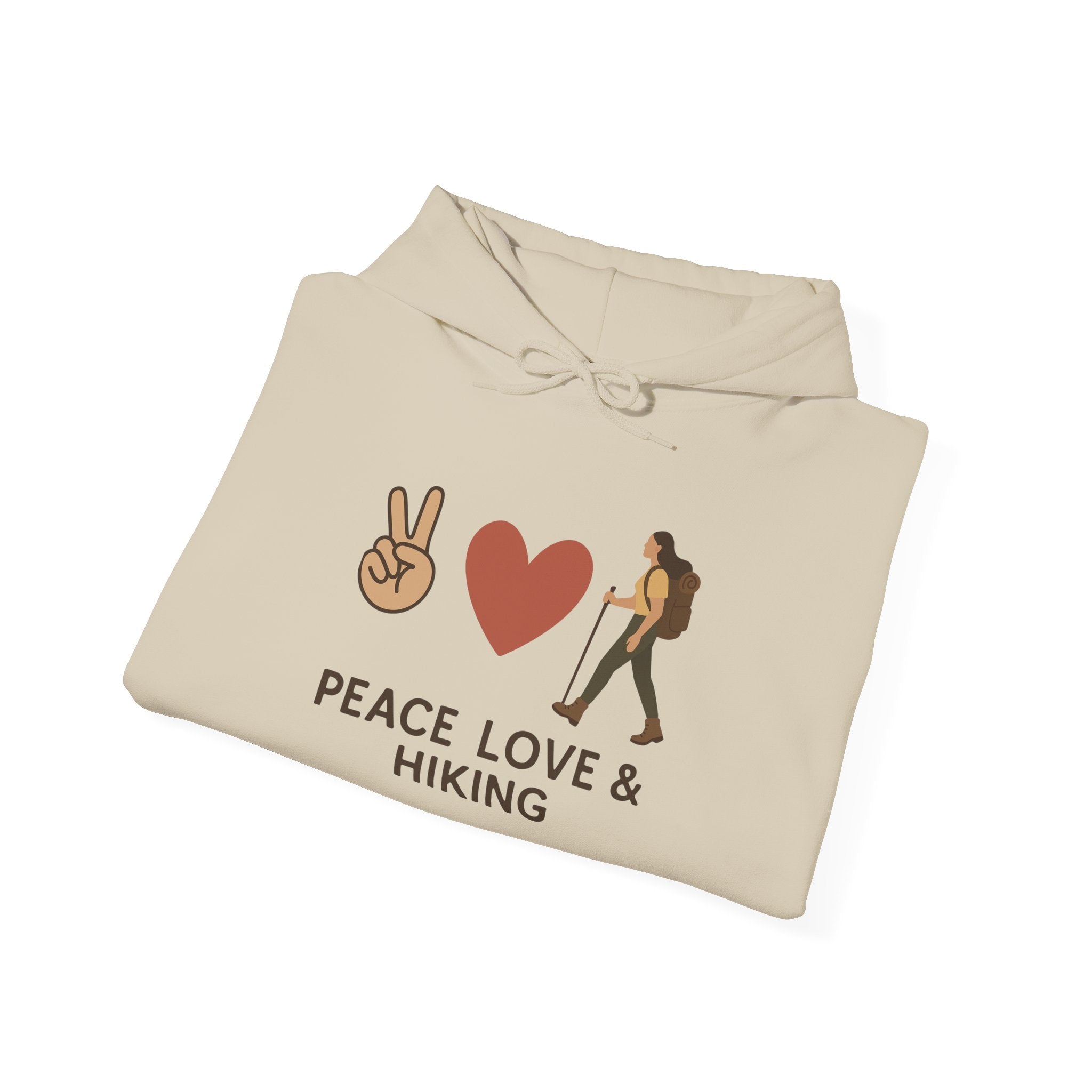 Peace, Love & Hiking Hoodie