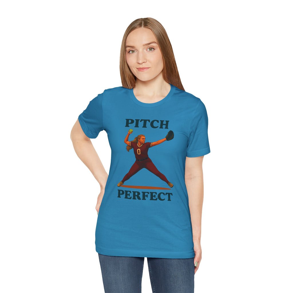 Pitch Perfect Softball Tee, Unisex Jersey T-Shirt