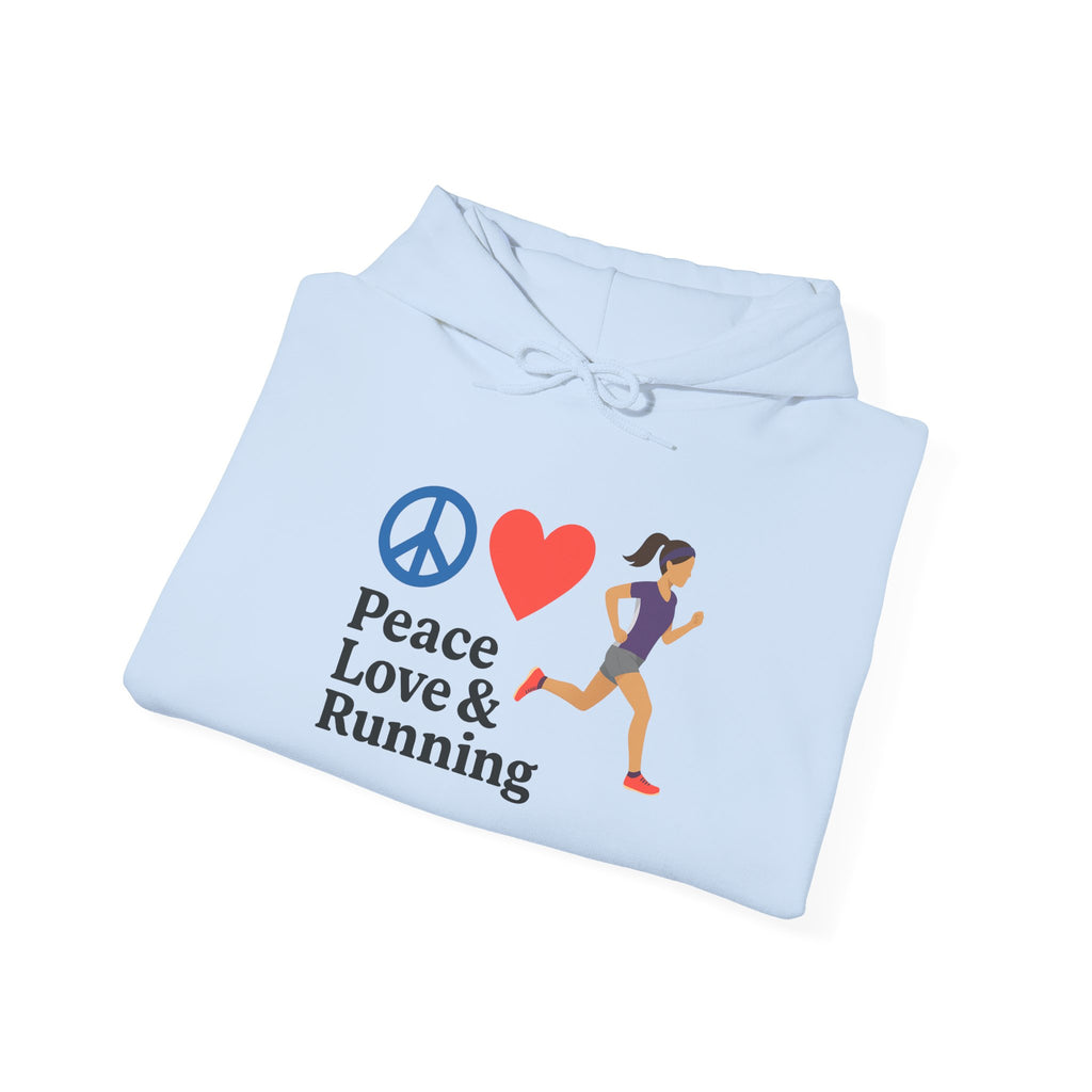 Peace, Love & Running Hoodie
