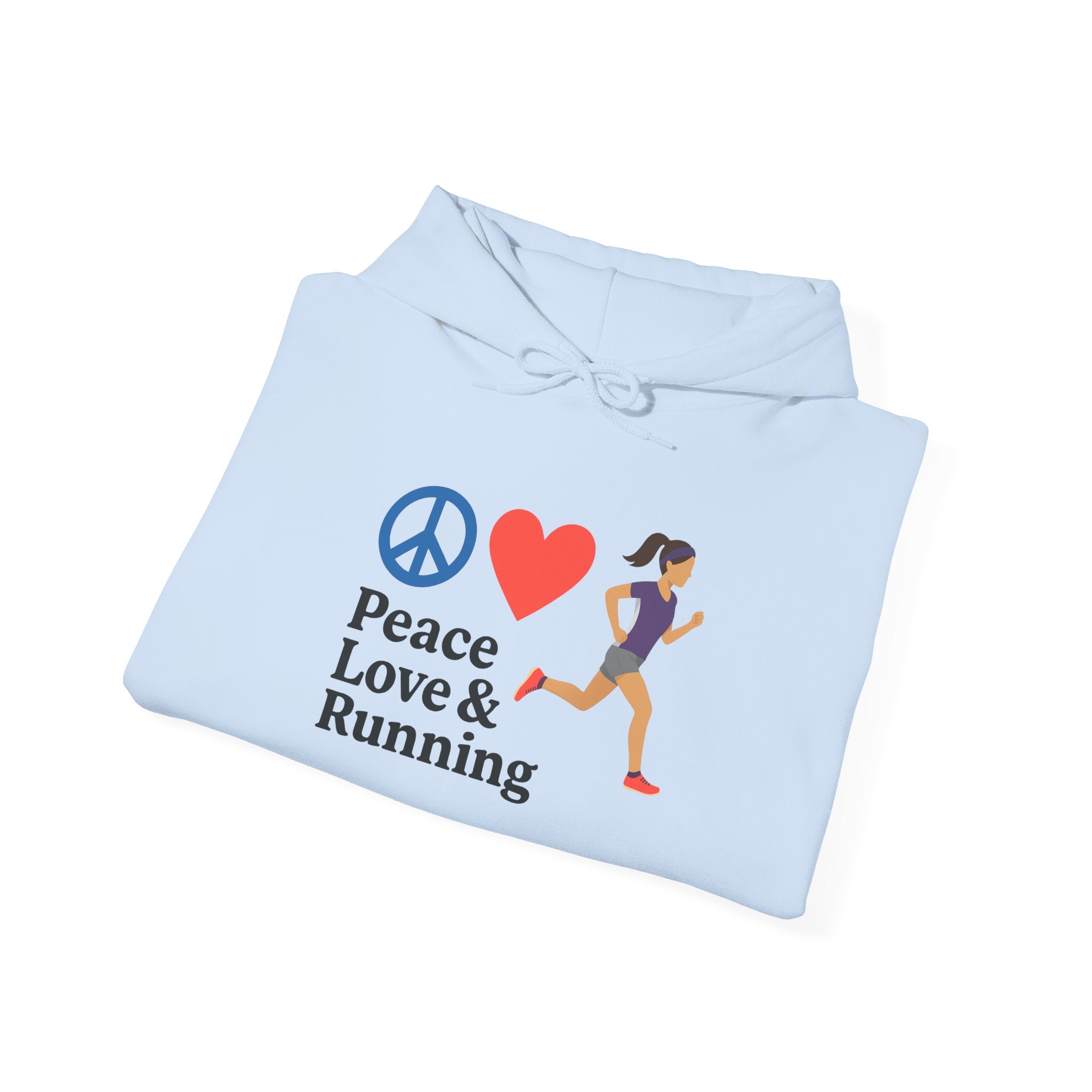 Peace, Love & Running Hoodie