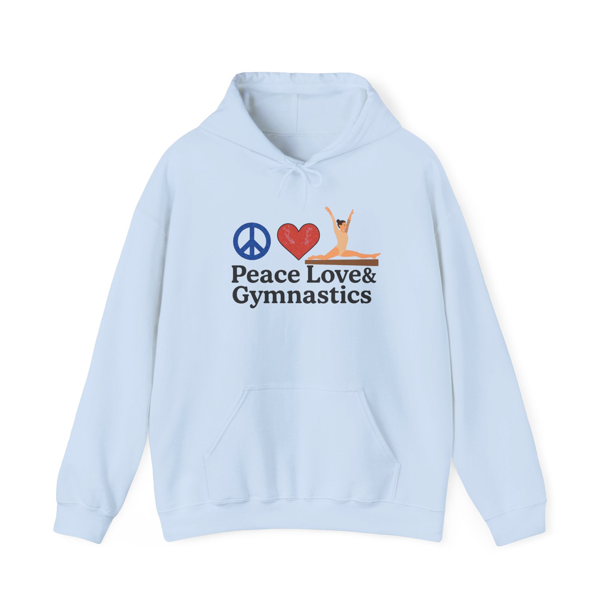 Peace, Love & Gymnastics Hoodie