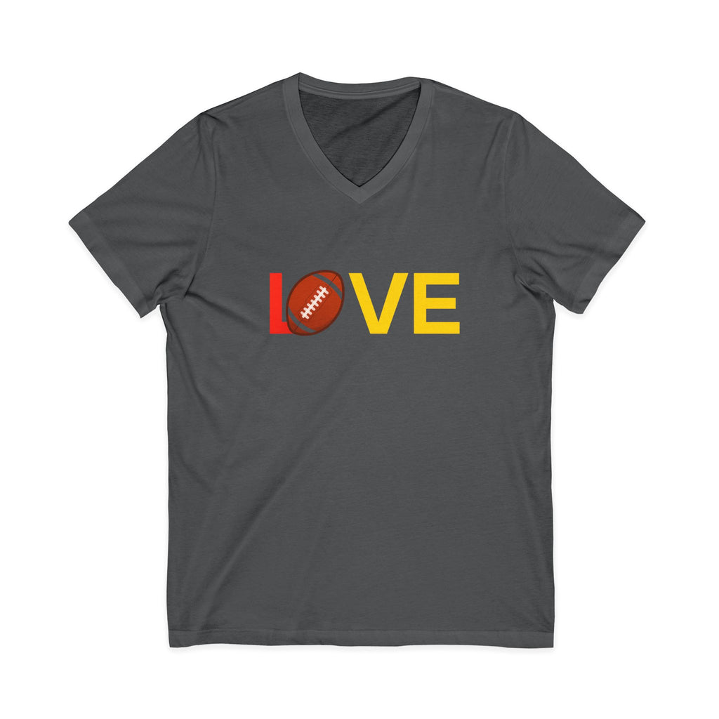 Football Love V-Neck Tee