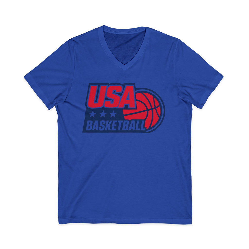 USA Basketball  V-Neck Tee
