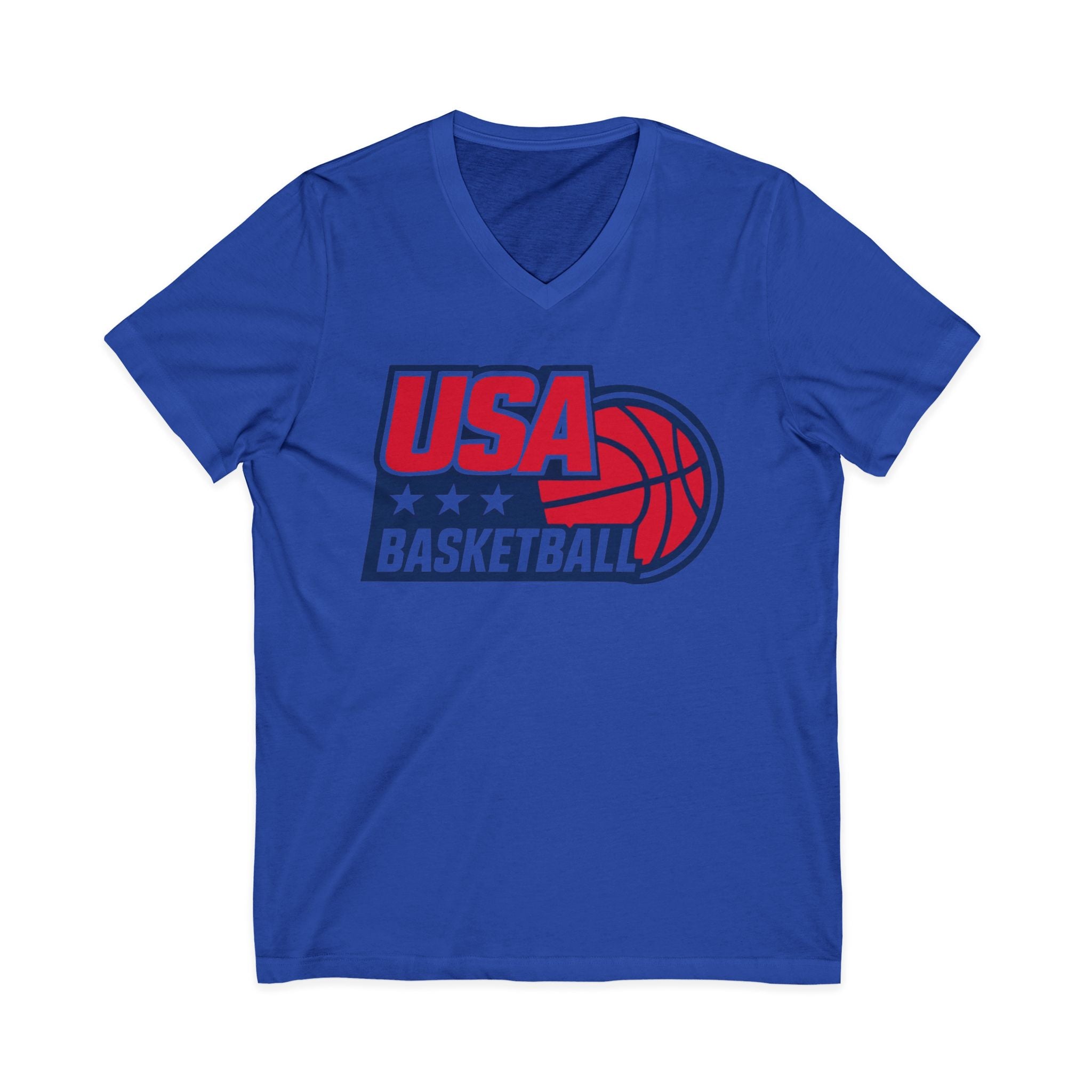 USA Basketball  V-Neck Tee