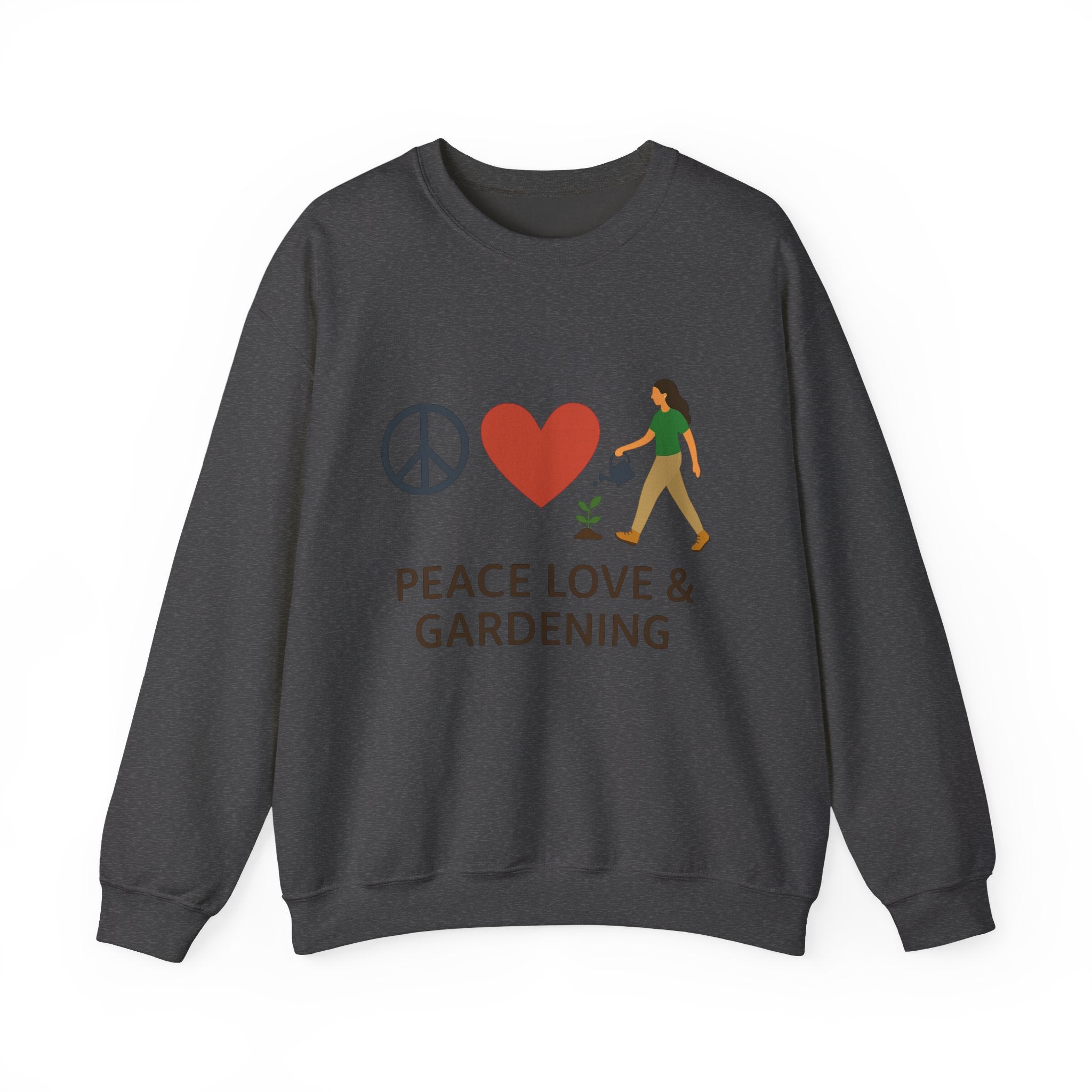Peace, Love & Gardening Crewneck Sweatshirt