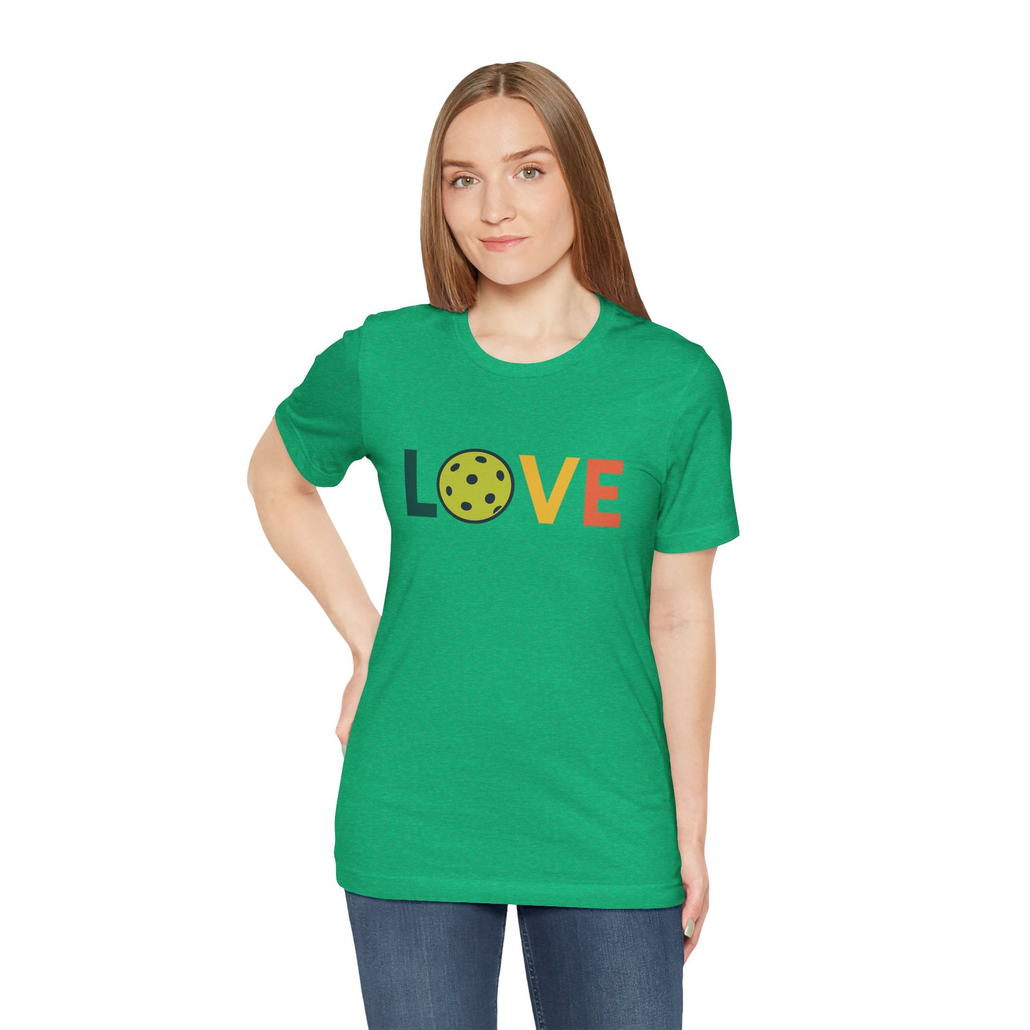Pickleball Love Tee | Unisex Jersey Short Sleeve Shirt