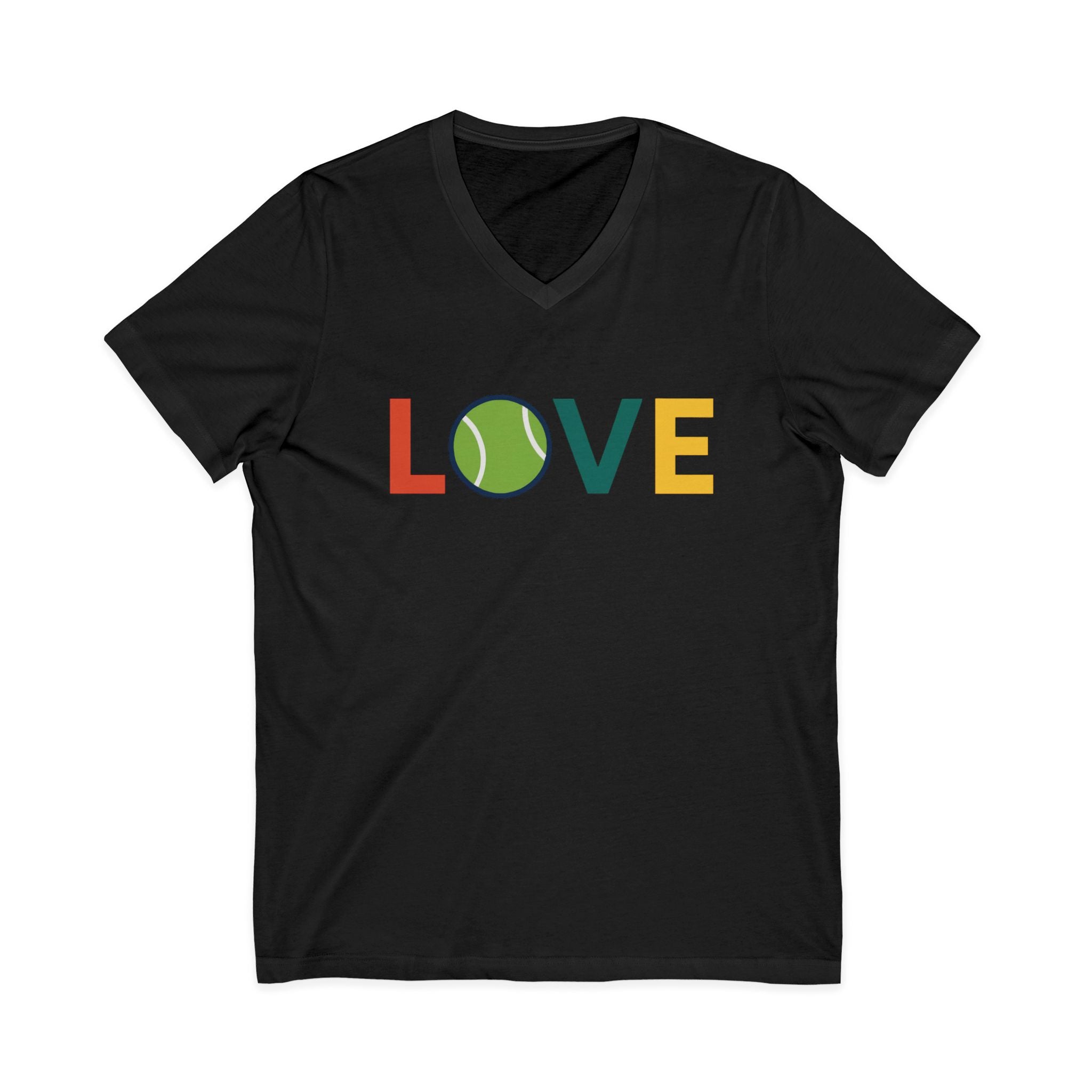 Love Tennis V-Neck Tee