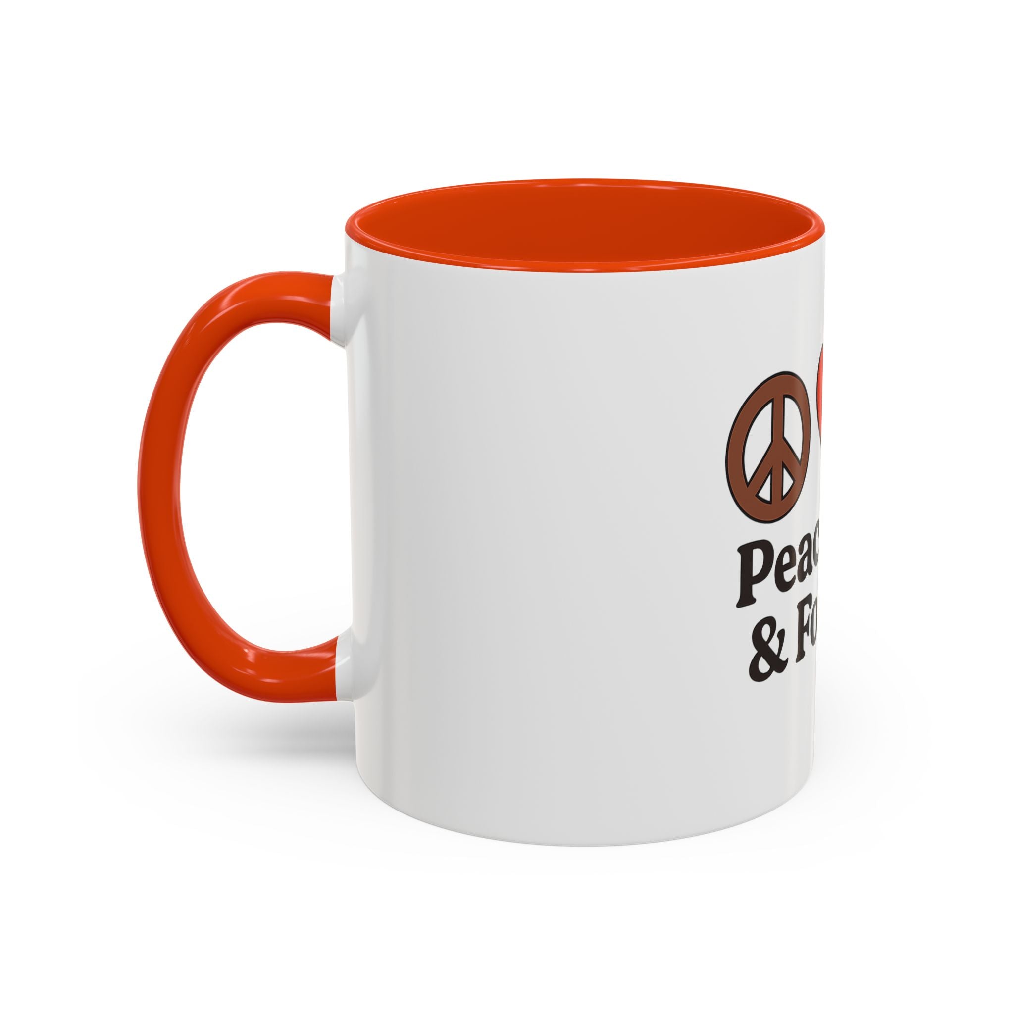 Peace, Love & Football Mug - Colorful Ceramic Drinkware for Sports Lovers