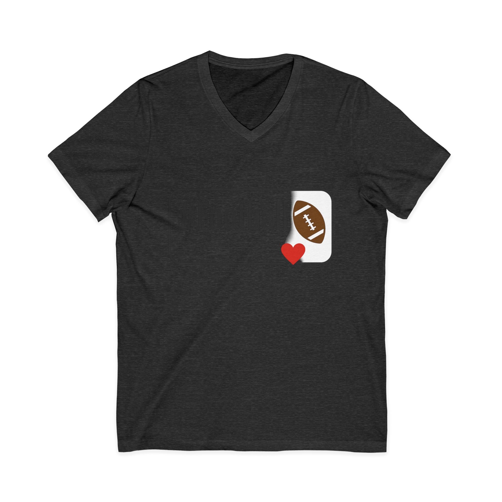 Football Love V-Neck Tee