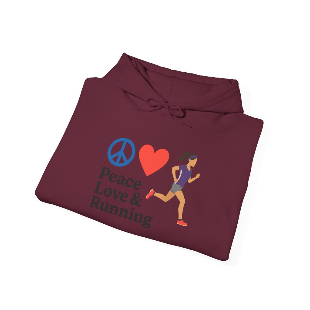 Peace, Love & Running Hoodie