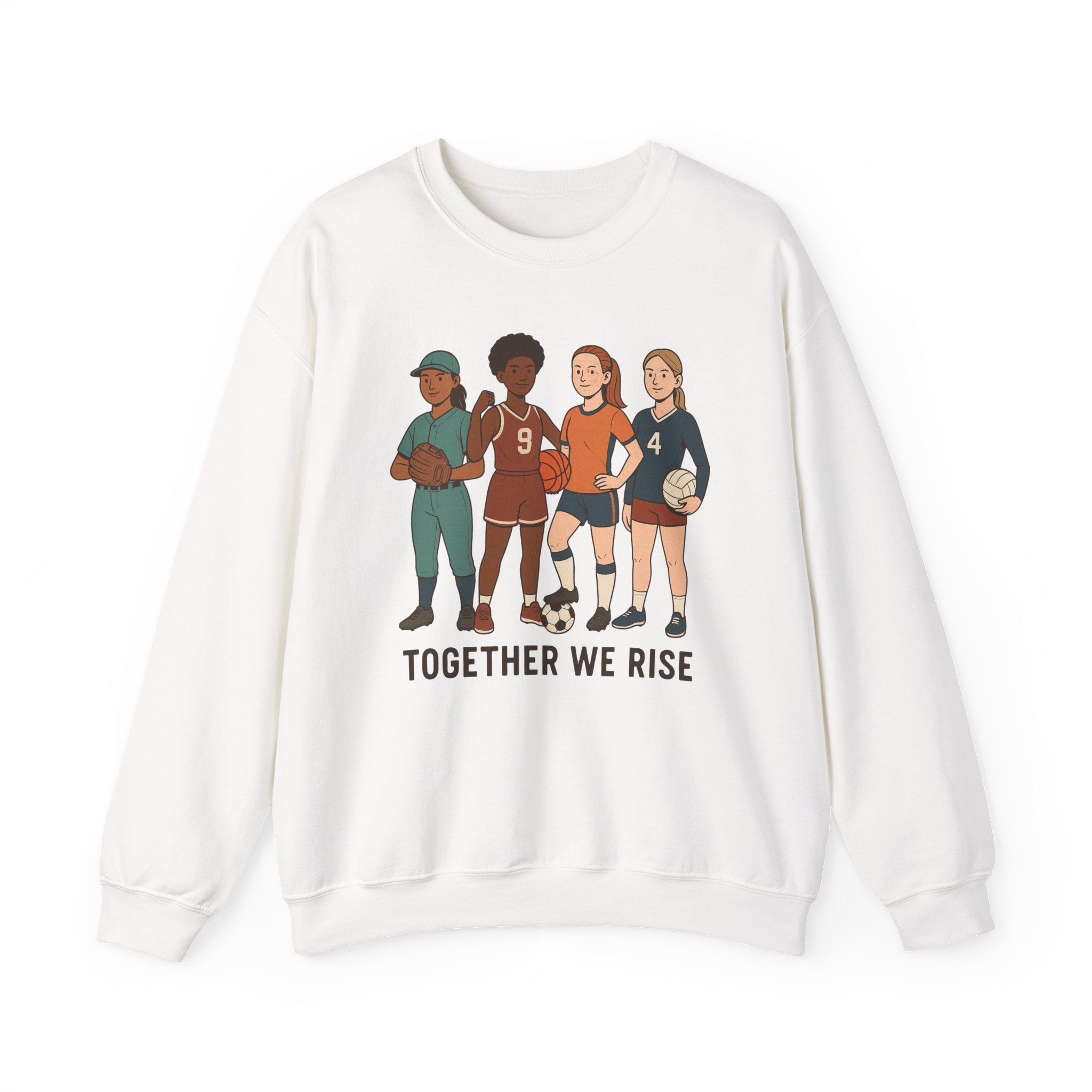 Empowering Crewneck Sweatshirt: Together We Rise